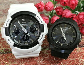 恋人達のペアウォッチ電波ソーラー同士のペア腕時計 カシオ 2本セット G-SHOCK　Baby-G GAW-100B-7AJF MSG-W200G1-1AJF人気 ラッピング無料 あす楽対応