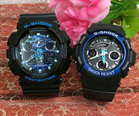 恋人たちのGショックペアウォッチ G-SHOCK BABY-G ペア腕時計 カシオ 2本セット アナデジ GA-100CB-1AJF AW-591-2AJF お揃い プレゼント ラッピング無料 新品 メッセージカード手書きします あす楽対応