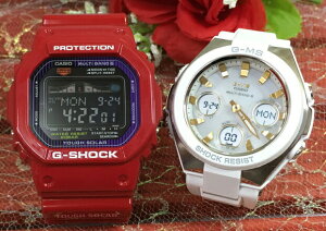 ペアウオッチ gショック恋人たちのGショックペアウォッチ gショック 人気 婚約 夫婦 高級 クリスマス プレゼント おすすめG-SHOCK BABY-G カシオ 2本セット 電波ソーラー GWX-5600C-4JF MSG-W100-7A2JF