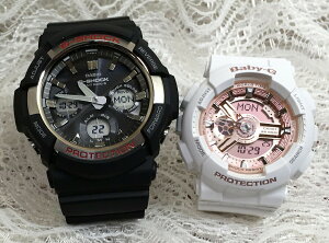 �y���ꂩ��̖������A���Ȃ��ƈꏏ�ɍ��݂����z���l������G�V���b�N �y�A�E�I�b�` G-SHOCK BABY-G �y�A�r���v �J�V�I 2�{�Z�b�g GAW-100-1AJF BA-110X-7A1JF �v���[���g ���b�s���O���� �l�C ����@�v�w