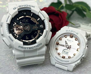 �y�����Ă�I�ꏏ�Ƀ^�t�Ȏ����������z���l������G�V���b�N �y�A�E�I�b�` G-SHOCK BABY-G �y�A�r���v �J�V�I 2�{�Z�b�g GA-110RG-7AJF BGA-320-7A2JF �d�r�� �l�C ����@�v�w �����@�N���X�}�X �v���[��