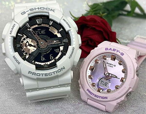 �y�����Ă�I�ꏏ�Ƀ^�t�Ȏ����������z���l������G�V���b�N �y�A�E�I�b�` G-SHOCK BABY-G �y�A�r���v �J�V�I 2�{�Z�b�g GA-110RG-7AJF BGA-320-4AJF �d�r�� �A�i�f�W ����@�v�w �����@�N���X�}�X �v��