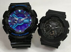 恋人たちのGショック ペアウオッチ G-SHOCK BABY-G ペア腕時計 カシオ 2本セット GA-110HC-1AJF BA-130-1AJF ラッピング無料 手書きのメッセージカードお付けします あす楽対応　クリスマス プレゼント 誕生日 御祝い還暦 銀婚式 結婚記念日 婚約