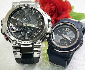 ペアウオッチ gショック恋人達のペアウォッチ g-ショック G-SHOCK BABY-G 電波ソーラーカシオ 2本セット gショック ベビーg MTG-B1000-1AJFBGA-2900-2AJF夫婦円満 夫婦同伴 奥様を大事にしょうね 婚約