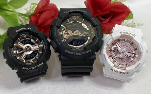 �y�J���J�^�`�Ɂz���l������G�V���b�N �g���v���E�I�b�` G-SHOCK BABY-G �J�V�I 3�{�Z�b�g �A�i�f�W GA-110RG-1AJF BA-110X-7A1JF BA-110XRG-1AJF �菑���̂��t�����܂� �l�C ����@�v�w �����@�N���X�}�X �v