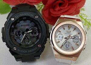 ペアウオッチ gショック恋人たちのGショック ペアウオッチ G-SHOCK BABY-G カシオ 2本セット 電波ソーラー GST-W300G-1A1JF MSG-W600G-7AJF人気 婚約 夫婦 高級 クリスマス プレゼント おすすめ 誕生日