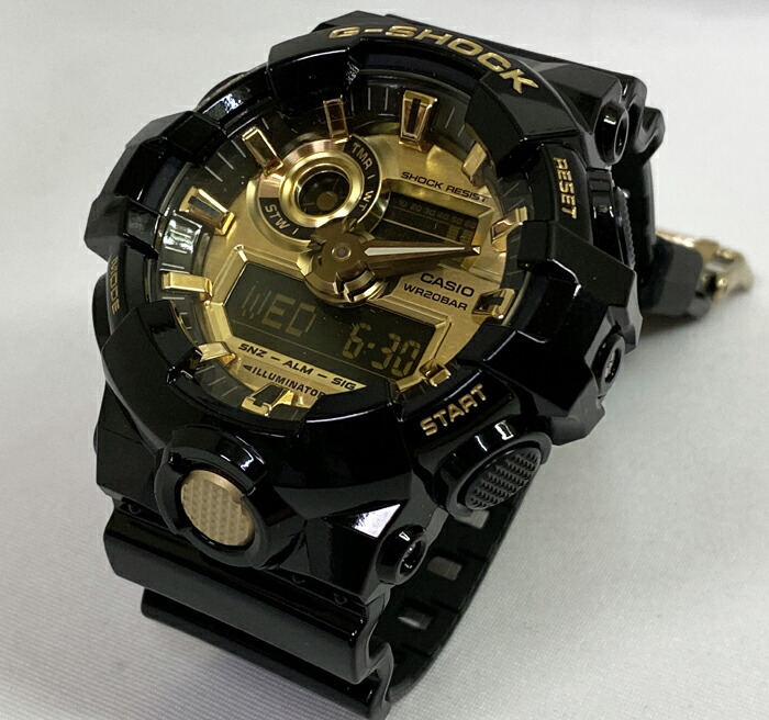 【3月20日までアフタースーパーセール特別価格】カシオ CASIO 腕時計 G-SHOCK ジーショック GA-710GB-1AJF メンズ腕時計  ラッピング無料 手書きのメッセージカードお付けします あす楽対応 | 時計のジュエリータイム　ムラタ