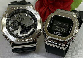 恋人たちのGショック ペアウオッチ G-SHOCK BABY-G カシオ 2本セット gショック デジタル GM-2100-1AJF GM-S5600-1JF ラッピング無料 手書きのメッセージカード あす楽対応 メタル　クリスマス　誕生日 御祝い還暦 銀婚式　結婚記念日　バレンタイン 婚約