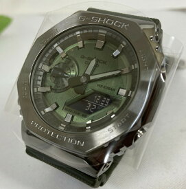カシオ CASIO 腕時計 G-SHOCK メンズ腕時計 ジーショック メタルシリーズ GM-2100B-3AJF あす楽対応　グリーン　緑