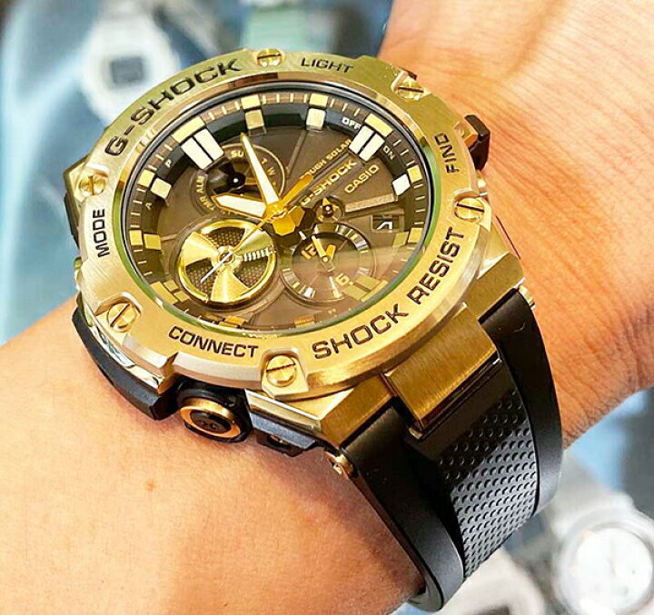 楽天市場】Gショックペア G-SHOCK カシオ メンズウオッチ GST-B100GB 