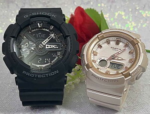 �y���Ȃ��ƍ��ށA���ꂩ��̎��ԁz���l������G�V���b�N�y�A�E�I�b�` G-SHOCK BABY-G �y�A�r���v �J�V�I 2�{�Z�b�g GA-110-1BJF BGA-280BA-4AJF �u���b�N�s���N�S�[���h�l�C ����v�w �����N���X�}�X �v