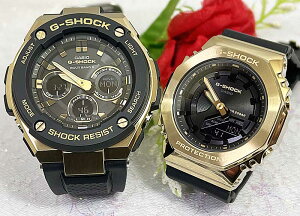 恋人たちのGショック ペアウオッチgショック 人気 婚約 夫婦 高級 クリスマス プレゼント おすすめ 電波ソーラー G-SHOCK BABY-G カシオ 2本セット GST-W300G-1A9JF GM-S2100GB-1AJF 大人のG-SHOCK プレゼ
