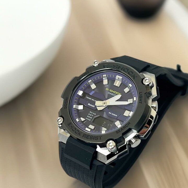 楽天市場】Gショック G-SHOCK Gスチールカシオ GST-B600A-1A6JF ラバー  