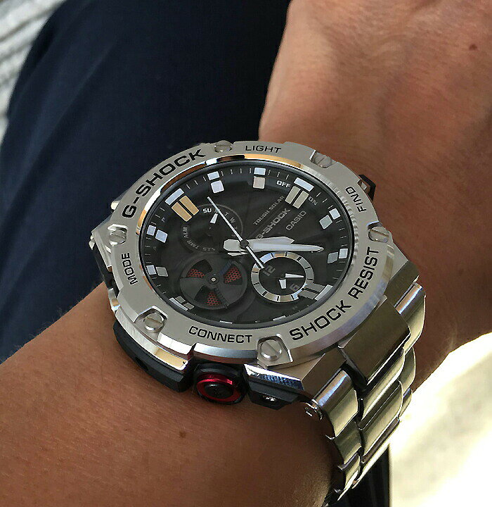 楽天市場】G-SHOCK カシオ メンズウオッチ GST-B100D-1AJF 電波 