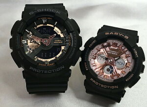 �y�J���J�^�`�Ɂz���l������G�V���b�N�y�A�E�I�b�` G-SHOCK BABY-G �y�A�r���v �J�V�I 2�{�Z�b�g �A�i�f�W GA-110RG-1AJF BA-130-1A4JF ���b�s���O���� �u���b�N�S�[���h�v�w�@�v�w �����@�N���X�}�X �v