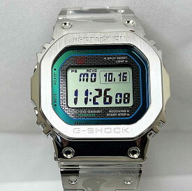 腕時計コレクターに人気の定番Gショック フルメタル G-SHOCK BABY-G カシオ 流通限定モデル2023 電波ソーラー GMW-B5000PC-1JF ブルートゥース対応 ゴールドメッキ加工 55000番のメタルシリーズ ラッピング無料あす楽対応
