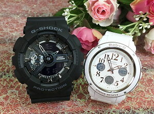 �y���Ȃ��ƍ��ށA���ꂩ��̎��ԁz ���l������G�V���b�N �y�A�E�I�b�` G-SHOCK BABY-G �y�A�r���v �J�V�I 2�{�Z�b�g �A�i�f�W GA-110-1BJF BGA-150EF-7BJF �u�����h �v�w ���� �N���X�}�X �v���[���g�a��
