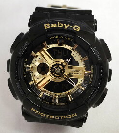 BABY-G カシオ ベビーg アナデジ BA-110X-1AJF ブラック エナメルカラー 超モデル プレゼント 腕時計 ギフト ラッピング無料 愛の証 感謝の気持ち baby-g 国内正規品 新品 メッセージカード手書きします あす楽対応