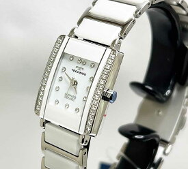 テクノス 腕時計 レディスウォッチ TECHNOS technos 腕時計 ジルコニアを埋め込んだラグジュアリーな女持ち腕時計T9932TWクォーツ ラッピング無料 手書きのメッセージカード あす楽対応