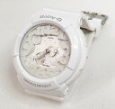 BABY-G カシオ ホワイト ネオンイルミネーター BGA-131-7BJF プレゼント腕時計 ギフト 人気 ラッピング無料愛の証　感謝の気持ち baby-…