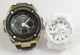 恋人たちのGショック ペア G-SHOCK BABY-G ペアウォッチ カシオ 2本セット アナデジ GST-W300G-1A9JF BA-110-7A3JF ラッピング無料 クリスマス