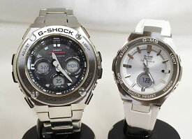 恋人たちのGショックペアウォッチ G-SHOCK BABY-G カシオ 電波ソーラー 2本セット アナデジ GST-W310D-1AJF MSG-W200-7AJF ラッピング無料 手書きのメッセージカード あす楽対応 プレゼント