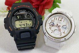 恋人たちのGショック ペアウオッチ G-SHOCK BABY-G ペア腕時計 カシオ 2本セット DW-6900B-9 BGA-150EF-7BJF プレゼント ギフト ラッピング無料 メッセージカード クリスマス プレゼント 誕生日 御祝い還暦 銀婚式 結婚記念日 婚約