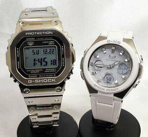 ペアウオッチ gショック恋人たちのGショックペア G-SHOCK BABY-G ペアウォッチ カシオ 2本セット 電波ソーラー GMW-B5000D-1JF MSG-W100-7AJF 人気 婚約 夫婦 高級 クリスマス プレゼント おすすめ