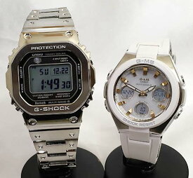 恋人たちのGショック ペアウオッチ G-SHOCK BABY-G カシオ電波ソーラー 2本セット ペアウォッチ アナデジ GMW-B5000D-1JF MSG-W100-7A2JF　人気 ラッピング無料 クリスマス プレゼント 誕生日 御祝い還暦 銀婚式 結婚記念日 婚約