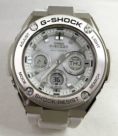 国内正規品 新品 Gショック G-SHOCK カシオ GST-W310-7AJF電波ソーラー 大人のG-SHOCK Gスチール 白いラバーベルトが綺麗です 腕時計 ラッピング無料