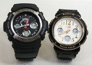 �y���Ȃ��ƍ��ށA���ꂩ��̎��ԁz ���l������G�V���b�N G-SHOCK BABY-G �y�A�r���v �J�V�I 2�{�Z�b�g g�V���b�N �x�r�[g AW-590-1AJF BGA-151EF-1BJF �v�w ���� �N���X�}�X �v���[���g �a���� ��j���җ�