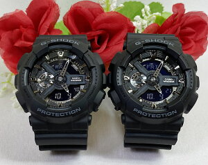 �y���Ȃ��ƍ��ށA���ꂩ��̎��ԁz�y�A�E�I�b�` g�V���b�N G-SHOCK G�V���b�N �����Y �y�A�r���v �J�V�I 2�{�Z�b�g �o�q�R�[�f GA-110-1BJF ����v�w �����N���X�}�X �v���[���g �������� �a���� 