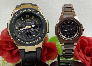 �y���̏؁@�i���̏؁z���l�B��G�V���b�N �y�A�E�H�b�` G-SHOCK BABY-G �d�g�\�[���[�J�V�I 2�{�Z�b�g �A�i�f�W GST-W300G-1A9JF MSG-W350CG-5AJF �N���X�}�X�v���[���g