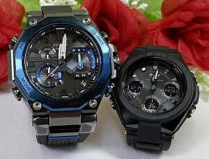 ペアウオッチ gショック恋人たちのGショックペア G-SHOCK BABY-G ペアウォッチ ペア腕時計 カシオ 2本セット gショック 電波ソーラー MTG-B2000B-1A2JF MSG-W100G-1AJF