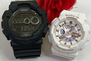 �y�����Ă�I�ꏏ�Ƀ^�t�Ȏ����������z���l������G�V���b�N�y�A�E�I�b�` G-SHOCK �J�V�I GD-100-1BJF BA-110RG-7AJF�@�v���[���g g-shock �菑�����܂� �l�C ����@�v�w �����@�N���X�}�X �v���[���g 