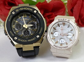 恋人たちのGショックペアウォッチ G-SHOCK BABY-G カシオ 2本セット電波ソーラー 電波ソーラー GST-W300G-1A9JF BGA-2510-4AJF ラッピング無料 手書きのメッセージカード あす楽対応