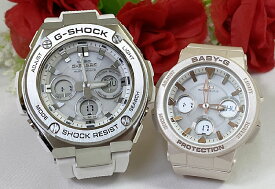 恋人たちのGショックペアウォッチ G-SHOCK BABY-G カシオ 2本セット電波ソーラー 電波ソーラー GST-W310-7AJF BGA-2510-4AJF ラッピング無料 手書きのメッセージカード あす楽対応