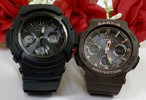 �y�����Ă�捡�N���ꏏ�ɉ߂������ˁz���l������G�V���b�N�y�A�E�H�b�` G-SHOCK BABY-G �y�A�r���v �J�V�I 2�{�Z�b�g �d�g�\�[���[ g�V���b�N AWG-M100SBB-1AJF BGA-2510-5AJF�@�u�����h ���� �v�w ���� 
