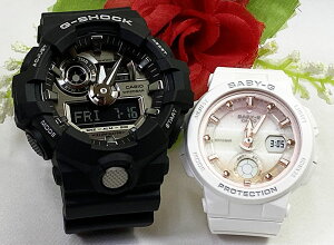 �y���̏� �ꏏ�Ƀ^�t�Ȏ����������zG�V���b�N �y�A�E�I�b�` G-SHOCK BABY-G �y�A�r���v �J�V�I 2�{�Z�b�g GA-710-1AJF BGA-250-7A2JF �z���C�g �� �� �v���[���g �a���� ��j�� �⍥�� �����L�O�� ���� �l