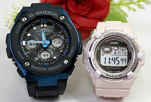 恋人たちのGショックペアウオッチ G-SHOCK BABY-G ペアウォッチ カシオ 2本セット 電波ソーラー GST-W300G-1A2JF BGR-3000UCB-4JF  人気 婚約 夫婦 高級 クリスマス プレゼント おすすめ 誕生日 御祝い