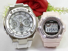 恋人たちのGショックペアウオッチ G-SHOCK BABY-G ペアウォッチ カシオ 2本セット 電波ソーラー GST-W310-7AJF BGR-3000UCB-4JF ラッピング無料　クリスマス　誕生日 御祝い還暦 銀婚式　結婚記念日　バレンタイン 婚約