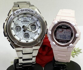 恋人たちのGショックペアウオッチ G-SHOCK BABY-G ペアウォッチ カシオ 2本セット 電波ソーラーGST-W110D-7AJF BGR-3000UCB-4JF ラッピング無料