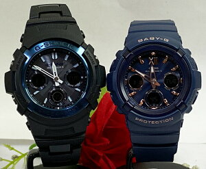 �y�V�N�����j�����ē�l�ő�����z�y�A�E�I�b�` g�V���b�N���l������G�V���b�N�y�A G-SHOCK BABY-G �y�A�E�H�b�` �y�A�r���v �J�V�I 2�{�Z�b�g g�V���b�N �\�[���[�d�g AWG-M100BC-2AJF BGA-2800-2AJF