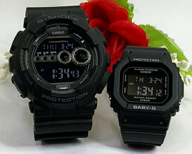 電池式 恋人たちのGショック ペアウオッチ G-SHOCK BABY-G カシオ 2本セット GD-100-1BJF BGD-565-1JF デジタル お揃い ラッピング無料 g-shock あす楽対応 クリスマス　誕生日 御祝い還暦 銀婚式　結婚記念日　バレンタイン 婚約