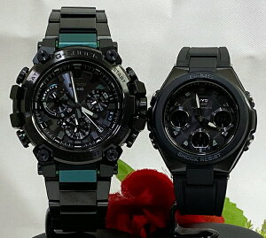 ペアウオッチ gショック恋人たちのGショックペア G-SHOCK BABY-G ペアウォッチ ペア腕時計 カシオ 2本セット gショック 電波ソーラー MTG-B3000BD-1A2JF MSG-W100G-1AJF ラッピング無料 婚約 夫婦 高級