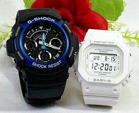 恋人たちのGショック ペアウオッチ G-SHOCK BABY-G ペア腕時計 カシオ 2本セット gショック ベビーg AW-591-2AJF BGD-565U-7JF 電池式 アナデジ デジタル お揃い ラッピング無料 g-shock あす楽対応 クリスマス プレゼント 誕生日 御祝い還暦 銀婚式 結婚記念日 婚約