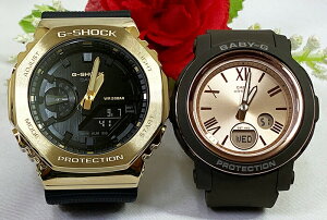 ペアウオッチ gショック恋人たちのGショック ペアウオッチ gショック 人気 婚約 夫婦 高級 クリスマス プレゼント おすすめG-SHOCK BABY-G カシオ 2本セット GM-2100G-1A9JF BGA-290-5AJF アナデジ 電池