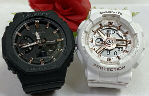 �y�����Ă�I�ꏏ�Ƀ^�t�Ȏ����������z���l������G�V���b�N �y�A�E�I�b�` G-SHOCK BABY-G �J�V�I 2�{�Z�b�g GMA-S2100-1AJF BA-110RG-7AJF g-shock ����@�v�w �����@�N���X�}�X �v���[���g �a���� ��j�� 