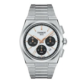 TISSOT ティソ PRX オートマティック クロノグラフ メンズ腕時計 T137.427.11.011.00 ホワイト文字盤 T-Classic 自動巻き ケース径42ミリ 60時間パワーリザーブ ラッピング無料 あす楽対応