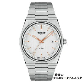 TISSOT ティソ PRX クォーツ メンズ腕時計 T137.410.11.031.00 シルバー文字盤 T-Classic 電池式 ケース径40ミリ ラッピング無料 手書きのメッセージカード あす楽対応